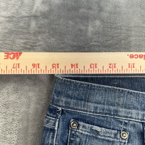 Vintage Lucky Brand Classic Rider Crop Jeans Women's Size 6 Blue Denim - Picture 6 of 9